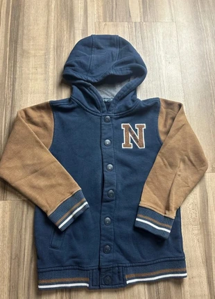 Veste à capuche enfant In Extenso bleu marine et marron - Taille 8 ans, brand: In Extenso, condition: Very good, size: 8 years / 128 cm, €4.00, €4.90 includes Buyer Protection