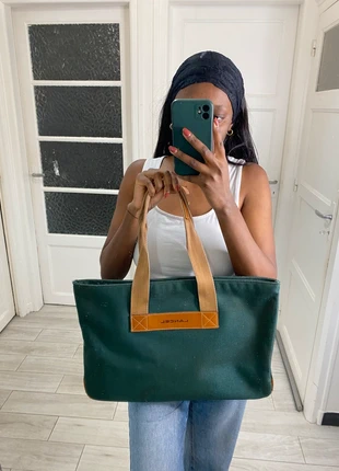 Sac Lancel kaki – grand format – toile – PC / documents, marca: Lancel, estado: Bueno, 68,00 €, 72,10 € Protección al comprador incluida