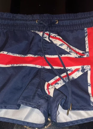 Short de bain, marque: je ne sais plus, état: Satisfaisant, taille: L / 40 / 12, 1,00 €, 1,75 € Protection acheteurs incluse