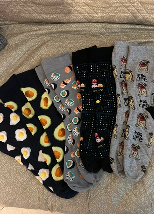 Set 5 paia Calze uomo fantasia, état: Très bon état, taille: Taille unique, 5,00 €, 5,95 € Protection acheteurs incluse