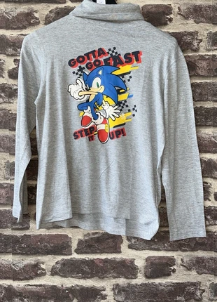 Haut col roulé Sonic – Gotta Go Fast – 10 ans, marque: Sonic the Hedgehog, état: Très bon état, taille: 10 ans / 140 cm, 2,00 €, 2,80 € Protection acheteurs incluse