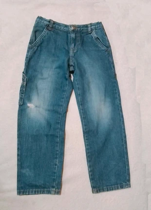 Pantalón vaquero azul infantil, marca: Kiabi, estado: Muy bueno, tamaño: 7 años / 122 cm, 5,00 €, 5,25 € Protección al comprador incluida