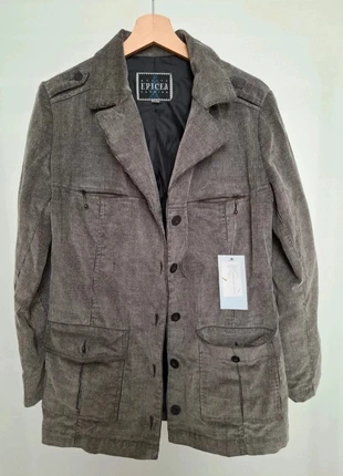 Veste Saharienne Grise velours Epicea – Élégance & Confort en Velours 🤍, brand: Epicea, condition: New with tags, size: S / 36 / 8, €56.00, €59.50 includes Buyer Protection