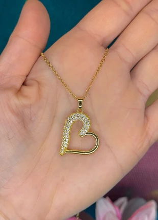 Trendy ketting Hartjes V, merk: Boutiek, staat: Nieuw zonder prijskaartje, € 5,99, € 6,99 inclusief Kopersbescherming Pro