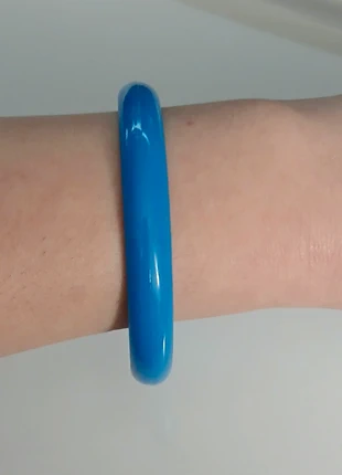 Bracelet bleu en acrylique – style vintage tendance, merk: Vintage Dressing, staat: Heel goed, € 1,00, € 1,75 inclusief Kopersbescherming Pro