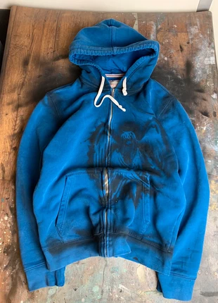 Gilet Zip UP Hoodie Opium Y2K Japan Style Avant-garde Blue/Black Medium, marque: Opium, état: Bon état, taille: M, 28,00 €, 30,10 € Protection acheteurs incluse