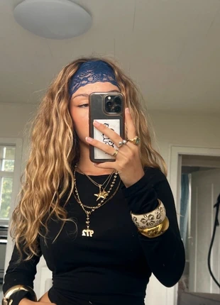 bandeau en dentelle bleu marine, marque: Trend, état: Très bon état, 6,00 €, 7,00 € Protection acheteurs (Pro) incluse