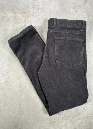 Pantalon Vintage En Velours Côtelé / Corduroy Levergy gris fonce nervures taille 44, marque: Vintage Dressing, état: Très bon état, taille: W34 | FR 44, 14,00 €, 15,40 € Protection acheteurs (Pro) incluse