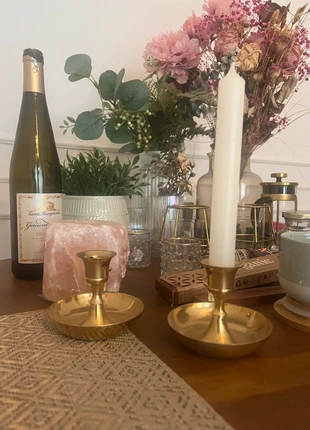 Kerzenständer Gold 2x vintage, marque: no brand, état: Très bon état, 10,00 €, 11,20 € Protection acheteurs incluse