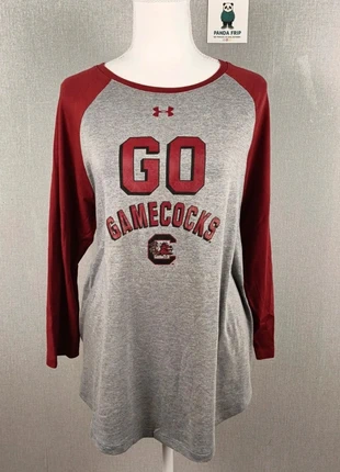 Under Armour / T-shirt Manches Longues GameCoks / Femme / Taille XL / Gris / University, marca: Under Armour, estado: Muito bom, tamanho: XL / 42 / 14, €13.00, €14.35 inclui Proteção do Comprador Pro