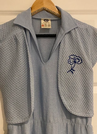Vintage C&A Light Blue Dress with Matching Bolero – UK 10, brand: Vintage Dressing, condition: Very good, size: S / UK 8-10, £19.00, £20.65 includes Buyer Protection