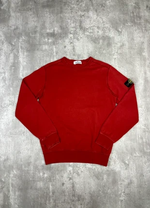 Pull Stone Island Rouge à Col Rond - Taille S, merk: Stone Island, staat: Heel goed, maat: S, € 39,99, € 42,69 inclusief Kopersbescherming Pro