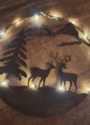 2 verlichte kerst decoratie, staat: Nieuw, € 10,00, € 11,20 inclusief Kopersbescherming