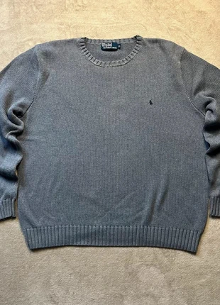 Pull Crewneck Ralph Lauren en laine gris bleu taille XL, marque: Ralph Lauren, état: Très bon état, taille: XL, 39,90 €, 42,60 € Protection acheteurs incluse