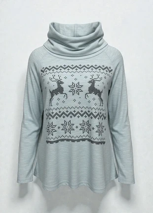 Pull de Noël Coll roulé - Taille S Femme - Bleu Clair, marque: Vintage Dressing, état: Très bon état, taille: S / 36 / 8, 5,00 €, 5,95 € Protection acheteurs incluse