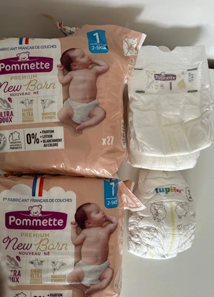 Paquet de 45 couches, brand: Pomette, condition: New with tags, size: 2–5 kg | 4–11 lb, €5.00, €5.95 includes Buyer Protection