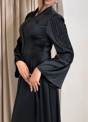 Black Victorian Handmade NYE Party Christmas Gothic Satin Corset Maxi Dress – UK 10, brand: Luxury, condition: New with tags, size: S / UK 8-10, £19.99, £21.69 includes Buyer Protection