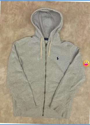 Veste / zippé / pull a capuche avec zip RL Ralph Lauren gris Taille S - 170cm, merk: Ralph Lauren, staat: Heel goed, maat: S, € 70,00, € 74,20 inclusief Kopersbescherming Pro