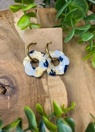 Pampilles blanc marine or, marque: Fait Main, état: Neuf avec étiquette, 3,50 €, 4,38 € Protection acheteurs (Pro) incluse