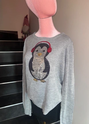 Pull de Noël strass pingouins, marque: pull Noel, état: Très bon état, taille: L / 40 / 12, 9,00 €, 10,15 € Protection acheteurs incluse