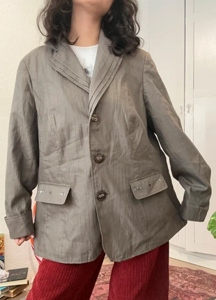 Gray blazer, marca: Vintage Dressing, estado: Muy bueno, tamaño: L, 12,00 €, 13,30 € Protección al comprador incluida
