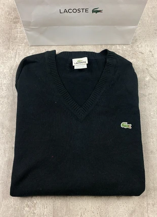 Pull col V sans manche lacoste unies noir logo brodé taille XL homme / KZ133, brand: Lacoste, condition: Very good, size: XL, €29.90, €32.10 includes Buyer Protection