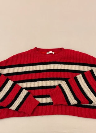 Maglione crop a righe, brand: Pull & Bear, condizioni: Buone, taglia: M / IT 42 / EU 38, €5.00, €5.95 include la Protezione acquisti