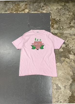 T-shirt USA rose imprimé graphique FOTL Vintage, brand: Vintage Dressing, condition: Very good, size: L / 40 / 12, €4.00, €4.90 includes Buyer Protection Pro