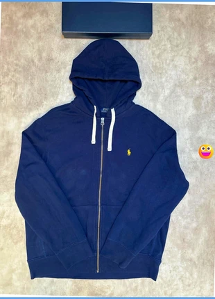 Full zip à capuche / Pull à capuche avec zip / Zippé Ralph Lauren Bleu Marine logo jaune Taille XL, marque: Ralph Lauren, état: Très bon état, taille: XL, 65,00 €, 68,95 € Protection acheteurs (Pro) incluse
