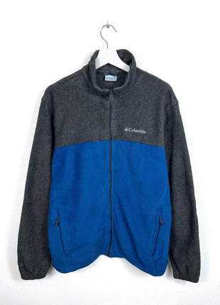 Columbia Fleece Jacket Oversize Sportswear Retro Y2K Blue Grey, marca: Columbia, estado: Muito bom, tamanho: M, €22.00, €23.80 inclui Proteção do Comprador Pro