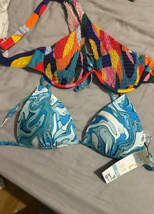 Two Bikini Tops, brand: Shein, condition: New with tags, size: L / 40 / 12, €5.00, €5.95 includes Buyer Protection