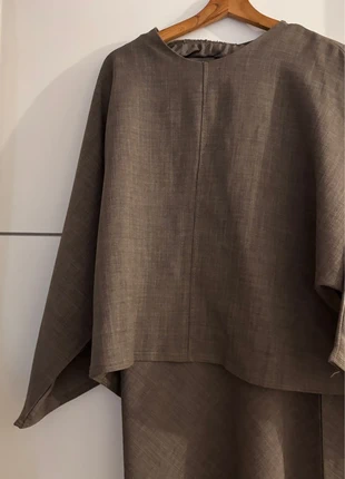 Ensemble jupe haut taille unique marron, merk: Boutique indépendante, staat: Nieuw zonder prijskaartje, maat: Universele maat, € 15,00, € 16,45 inclusief Kopersbescherming