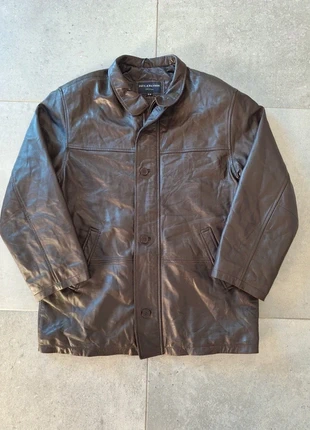 🇬🇧 Vintage Leather Jacket Paul & Benson L Old Money Y2K Heritage Aviator Top Gun Air Force, merk: The Genuine Leather, staat: Heel goed, maat: L, € 32,00, € 34,30 inclusief Kopersbescherming
