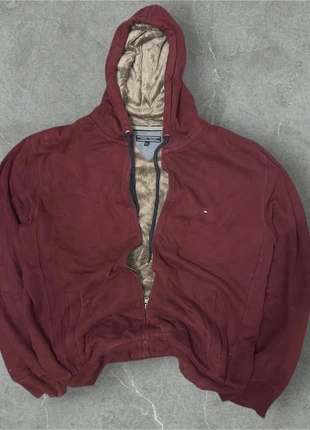Tommy Hilfiger XXL Full-Zip Hoodie Faux Fur Lined Burgundy, marque: Tommy Hilfiger, état: Très bon état, taille: XXL, 30,00 €, 32,20 € Protection acheteurs incluse