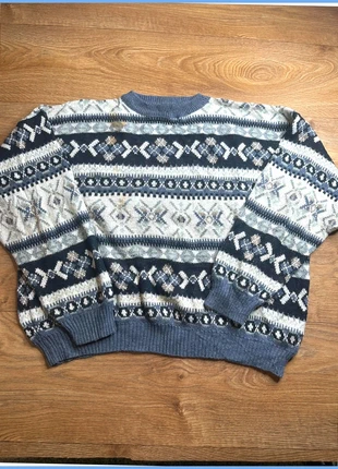 Pull en laine Coggi style - Taille L - Vintage année 90 - Pull papy motif, marque: Vintage Dressing, état: Très bon état, taille: L, 5,50 €, 6,48 € Protection acheteurs incluse