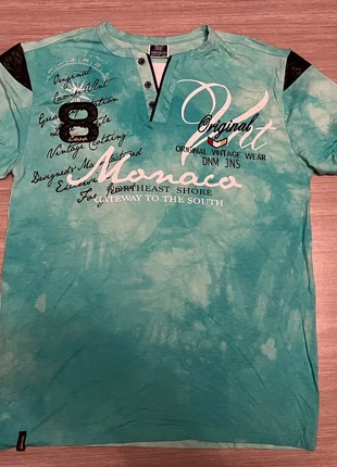 T-shirt imprimé bleu Violento taille XXL, merk: Violento, staat: Heel goed, maat: XXL, € 7,00, € 8,05 inclusief Kopersbescherming