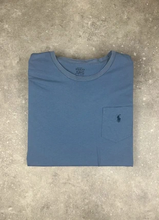 T-shirt Ralph Lauren / Taille XXL Homme / Bleu Foncé Logo Brodé Coton avec Poche, marque: Ralph Lauren, état: Très bon état, taille: XXL, 12,80 €, 14,14 € Protection acheteurs (Pro) incluse