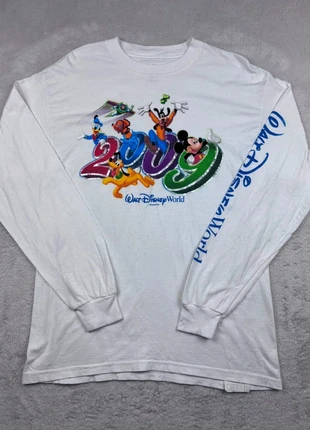T-Shirt Disney Mickey 2009 by Hanes Manches Longues M Homme 0608, brand: Disney, condition: Very good, size: M, €10.00, €11.20 includes Buyer Protection Pro
