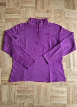 Polaire violet 1/4 zip TNF The North Face taille L, merk: The North Face, staat: Heel goed, maat: L / 40 / 12, € 30,00, € 32,20 inclusief Kopersbescherming