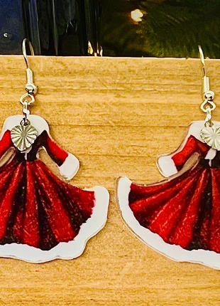 Boucles d’oreilles de Noël Robes vintage, zustand: Sehr gut, 6,00 €, 7,00 € inklusive Vinted-Käuferschutz