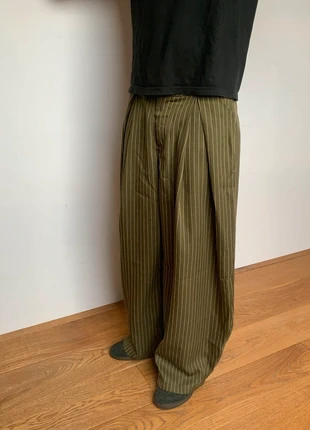 Baggy vintage khaki pantalone, merk: Vintage Dressing, staat: Heel goed, maat: M, € 64,00, € 67,90 inclusief Kopersbescherming