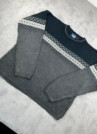 Pull d’hiver à motifs cable knit ethnic vintage 80s 90s 00s y2k - L, marca: Vintage Dressing, estado: Muito bom, tamanho: L, €24.00, €25.90 inclui Proteção do Comprador