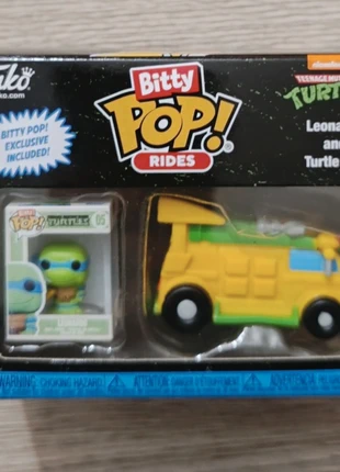 Funko pop bitty rides tortues ninja leonardo et turtle van, marque: Funko, état: Très bon état, taille: Taille unique, 4,00 €, 4,90 € Protection acheteurs (Pro) incluse