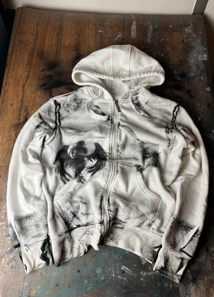 Hoodie zipped-up sweater Opium y2k style emocore, marque: Opium, état: Bon état, taille: S / 36 / 8, 27,00 €, 29,05 € Protection acheteurs incluse