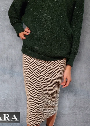 Jupe mi longue zara taille S blanche et noire, marca: Zara, estado: Muito bom, tamanho: S / 36 / 8, €14.00, €15.40 inclui Proteção do Comprador