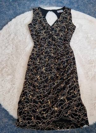 Vintage glitter jurk 🌟, merk: Vintage Dressing, staat: Heel goed, maat: S / 36 / 8, € 17,50, € 19,08 inclusief Kopersbescherming