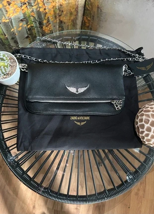 Zadig & Voltaire – Sac en cuir noir avec chaîne, neuf, marca: Zadig & Voltaire, estado: Novo com etiquetas, €169.00, €178.15 inclui Proteção do Comprador