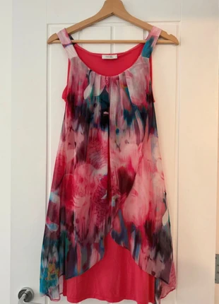 Beautiful stylish pink and black lining holiday cruise dress - Size UK 10 Petite, brand: Wallis, condition: Very good, size: S / UK 8-10, £5.00, £5.95 includes Buyer Protection