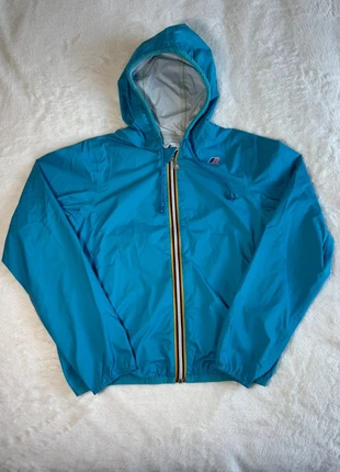 Veste coupe-vent à capuche K-Way / Bleu / Taille S Femme, marque: K-Way, état: Très bon état, taille: S / 36 / 8, 60,00 €, 63,70 € Protection acheteurs incluse