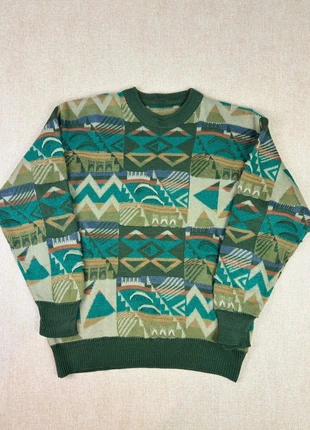Pull Coogi Style vintage 3D cosby 90s knit biggie kaki vert L #92, marque: Vintage Dressing, état: Très bon état, taille: L, 45,00 €, 47,95 € Protection acheteurs incluse